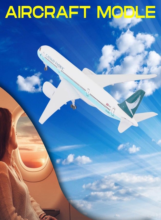 سايج سكوير طائرة كاثاي باسيفيك من سيج سكوير، 20 سم | نموذج طائرة مصبوب بتفاصيل دقيقة | ديكور منزلي | هدية لمحبي الطيران | هدية لهواة الطيران | نموذج قابل للجمع | زينة مكتبية | - Image 4